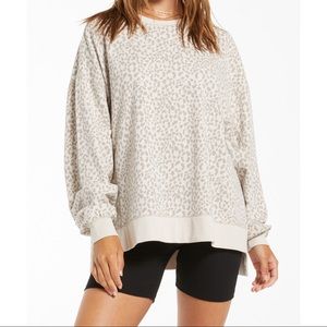 Z Supply Modern Tonal Leopard Weekender in Sandshell ZT211319 SDS size Medium
